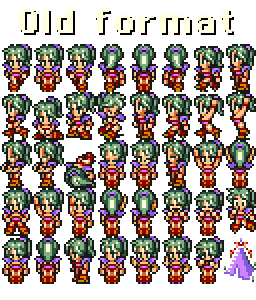 FF3SE exports the sprite sheets in the old format, meaning they have no &qu...